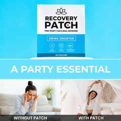 Party Treats Recovery Patches provide up to four hours of wear and comfort.