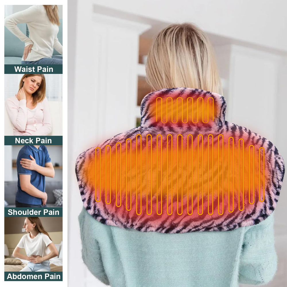 Pasonio stylish pattern makes a gift-ready heating pad.