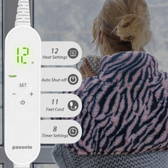 Pasonio micro plush fabric provides ultra-soft, skin-friendly comfort.