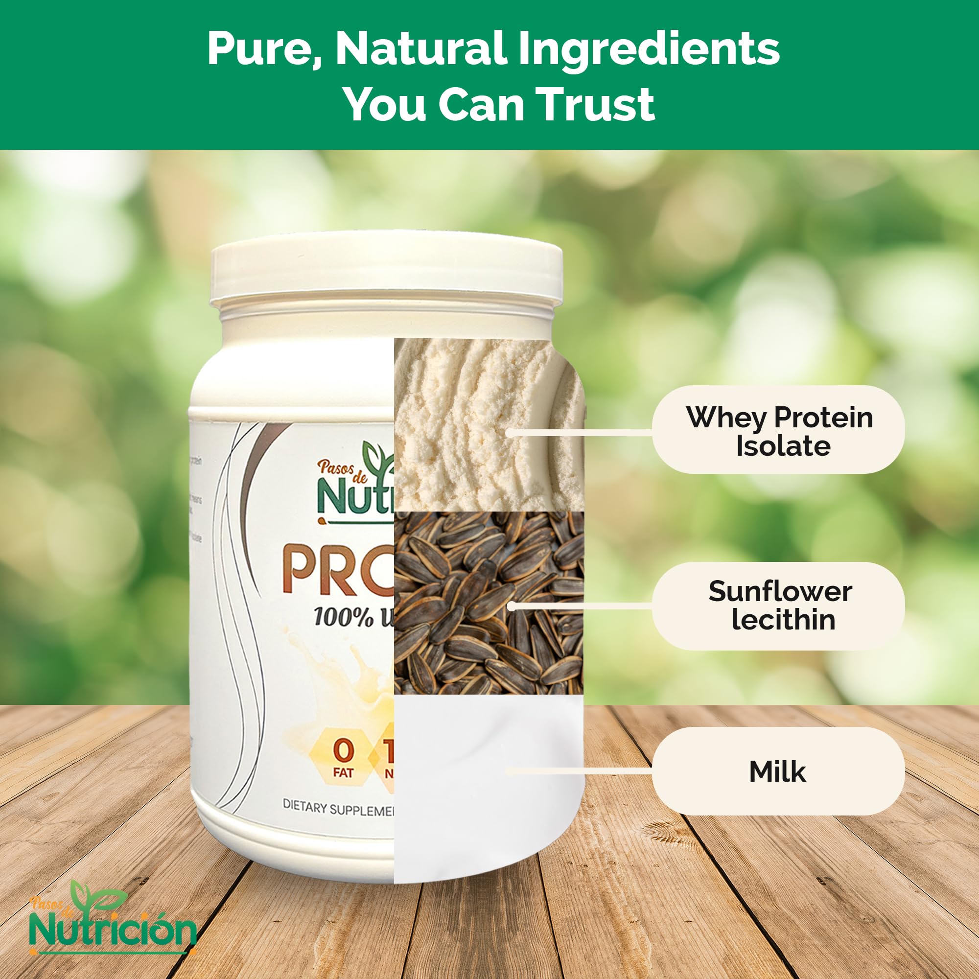 PASOS DE NUTRICION Whey Isolate added to coffee for a keto-friendly lift.