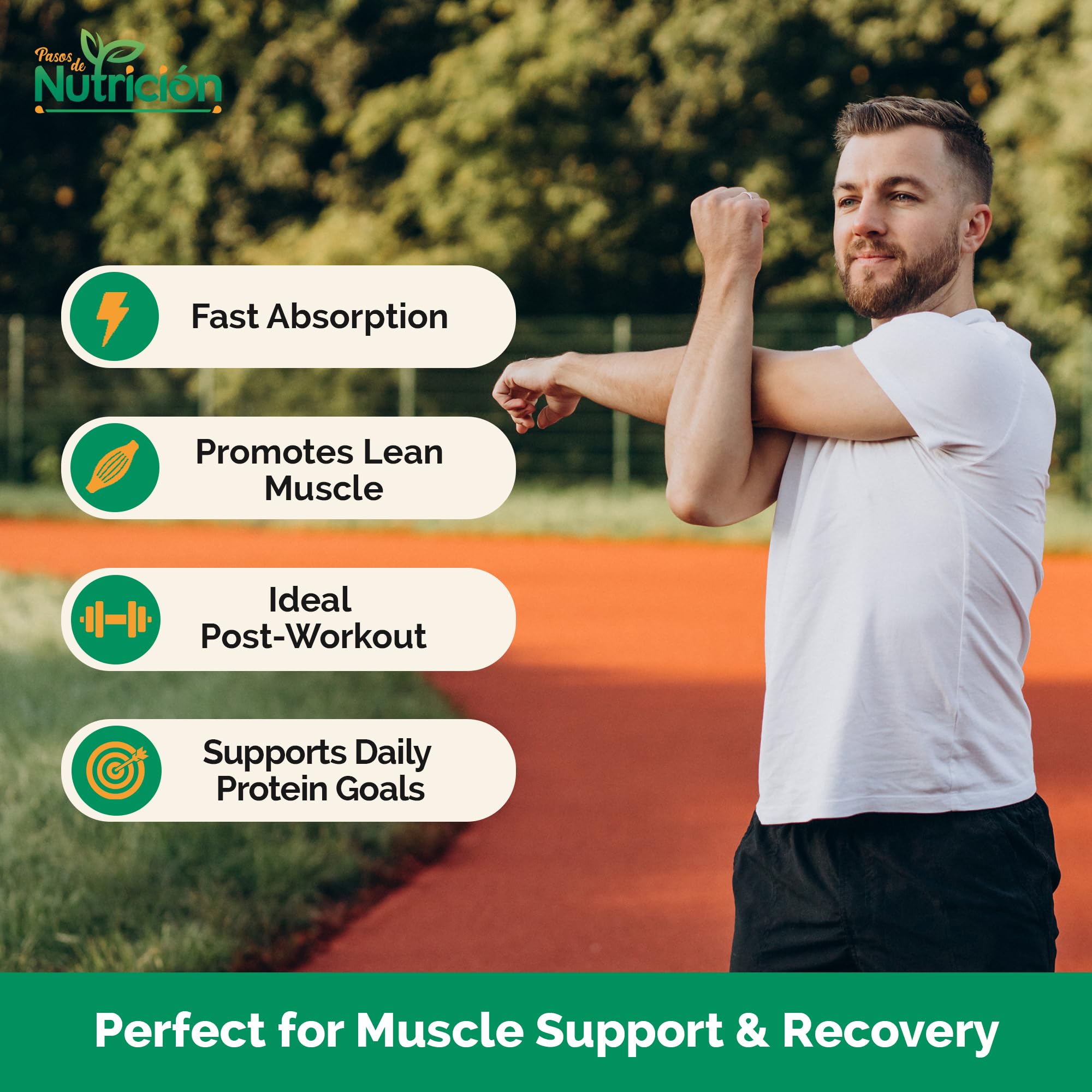PASOS DE NUTRICION Whey Isolate mixed into yogurt for a protein boost.