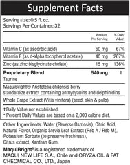 Passion 4 Life MaquiBright extract close-up highlighting antioxidants for eye wellness