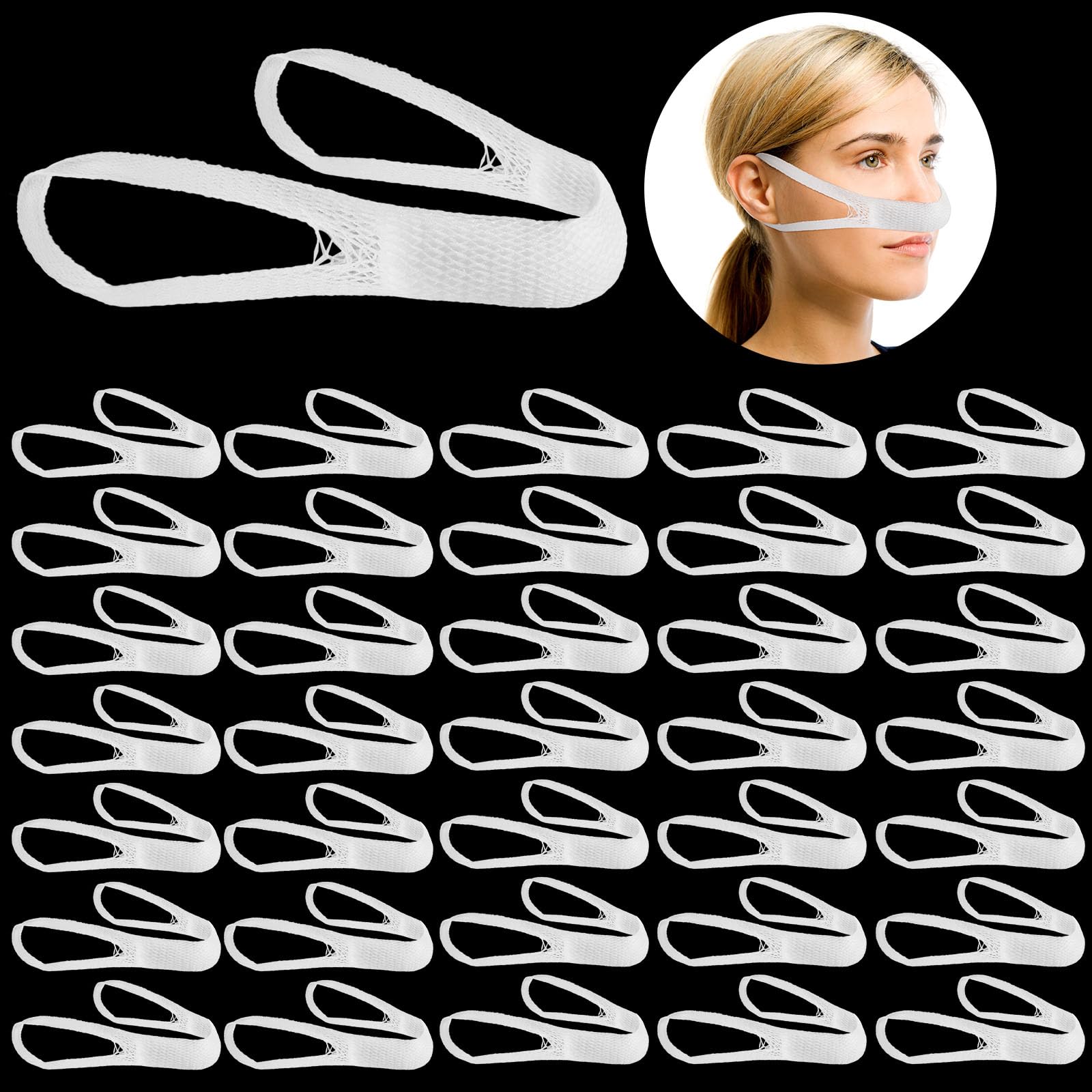 Patelai elastic nose bandage pack with 40 pieces for daily protection and absorption.