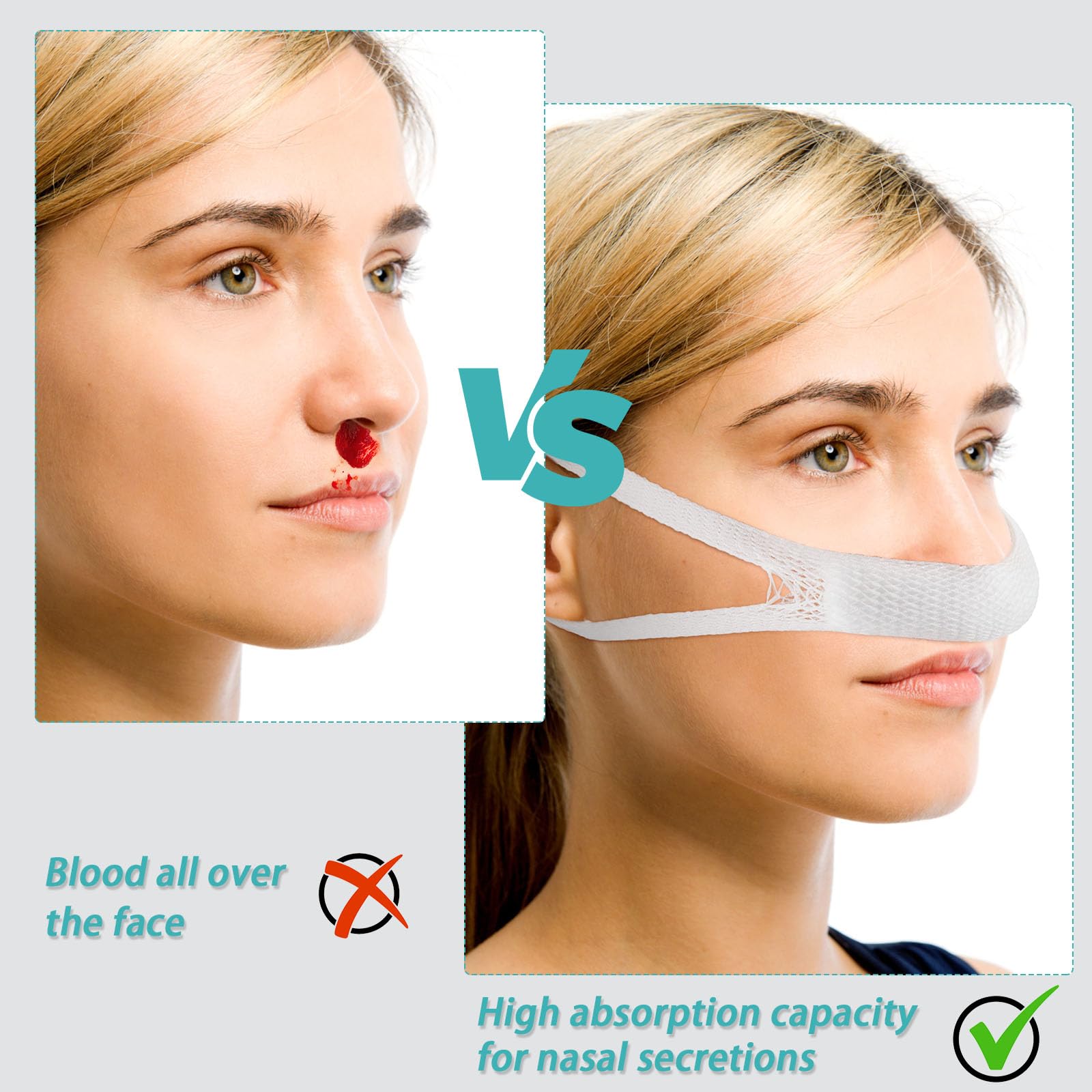 Patelai versatile nose bandage compatible with light essential oil additions for fresh air.