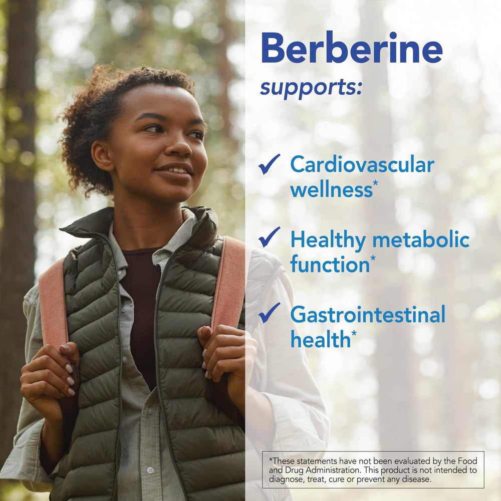 Patient One Berberine packaging front features trusted brand and ingredients.