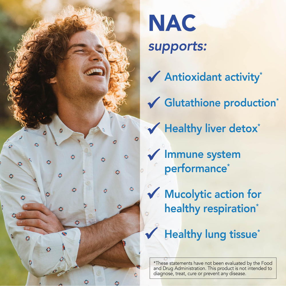 Patient One NAC 600mg bottle dispense shows easy pour for routine use.