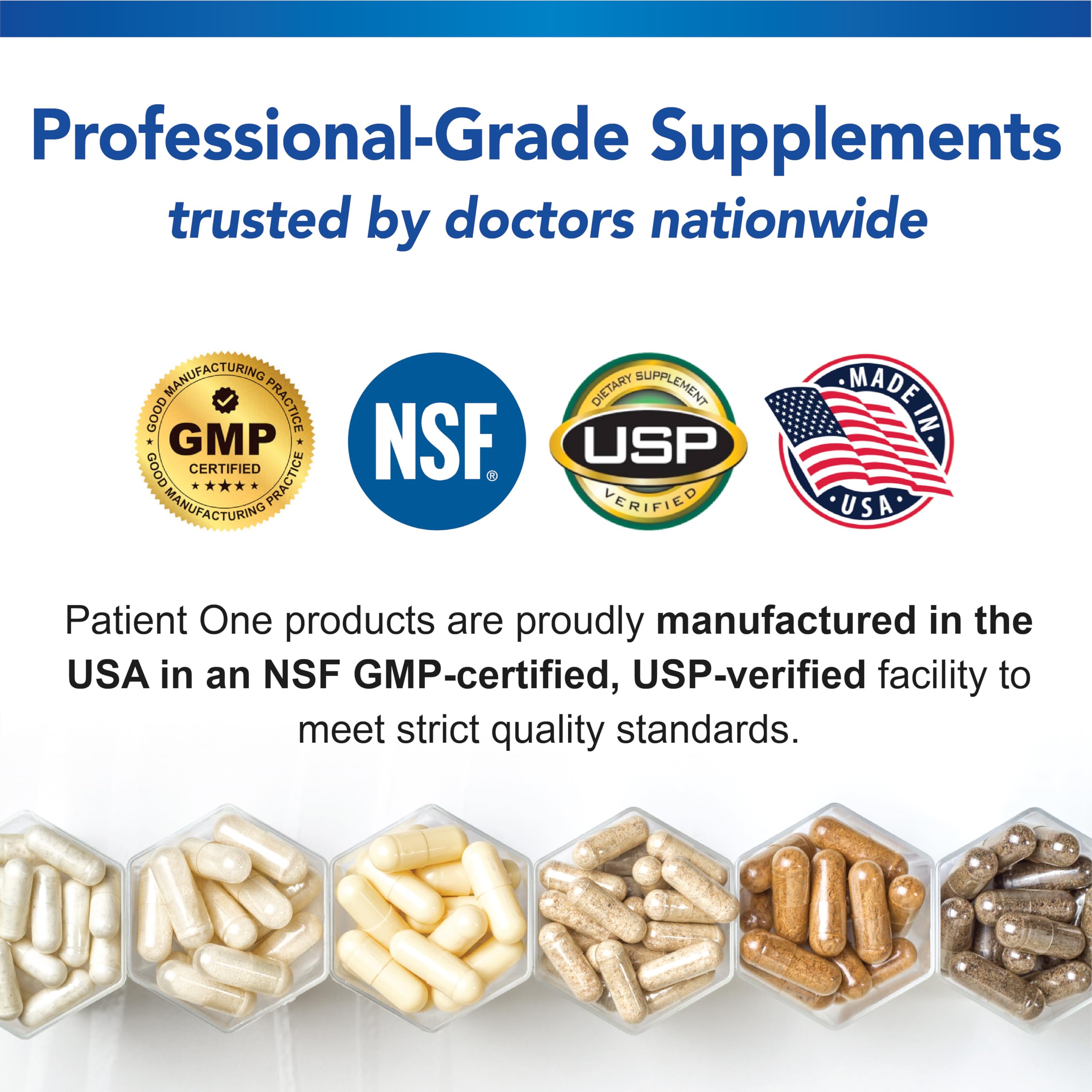Patient One NAC 600mg inner label provides clear instructions and ingredient highlights.