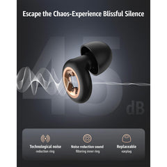 PATNRAB 8-tip set ensures a snug seal for different ear shapes