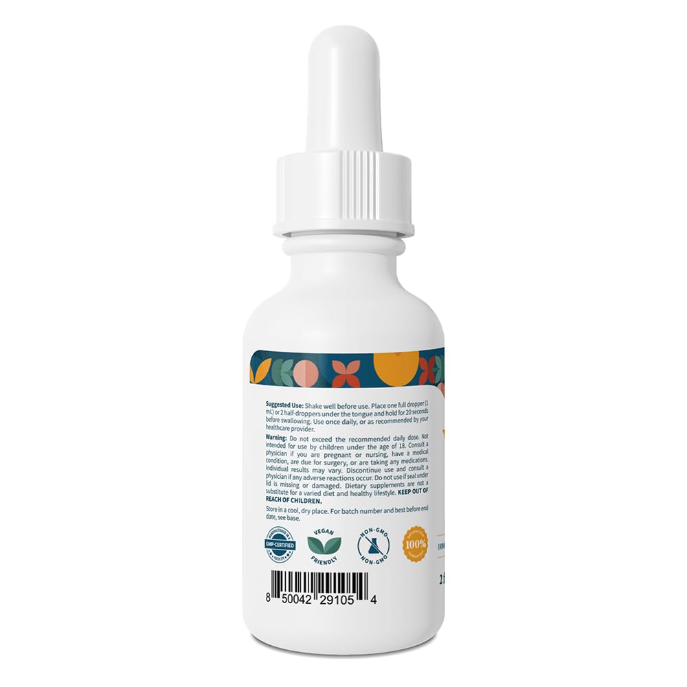 Pattern Wellness B12 dropper application shows convenient sublingual intake