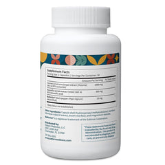Pattern Wellness Bioperine label closeup highlighting absorption support
