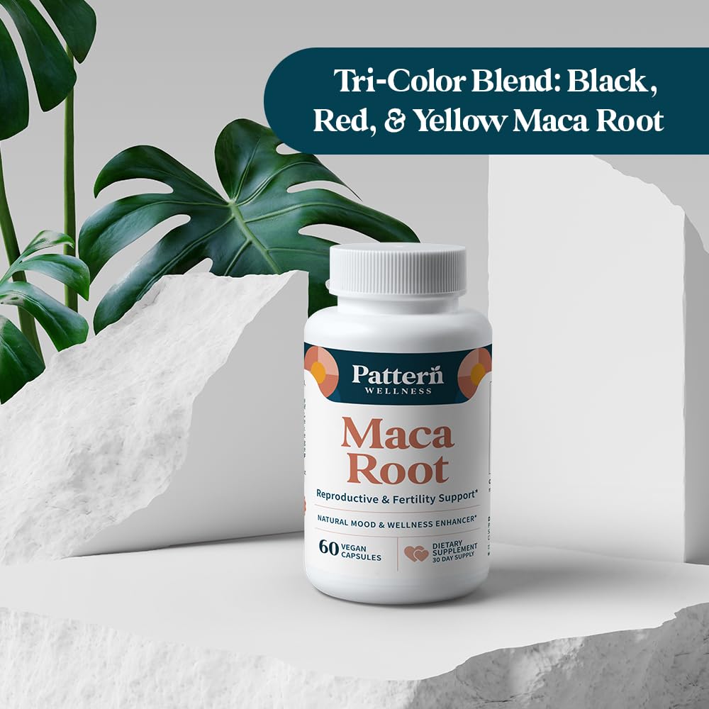 Pattern Wellness packaging and branding featured on a clean, modern countertop.