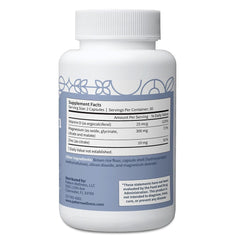 Pattern Wellness Magnesium Complex label shot, zinc and vitamin D blend for balanced support