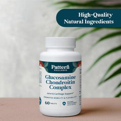 Pattern Wellness bottle shows non-GMO and allergen-free ingredients.