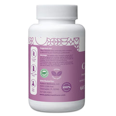 Pattern Wellness PMS Complex label close-up highlighting vitamin B6 and magnesium