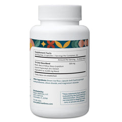 Pattern Wellness tri-color maca blend in product imagery supporting natural balance.