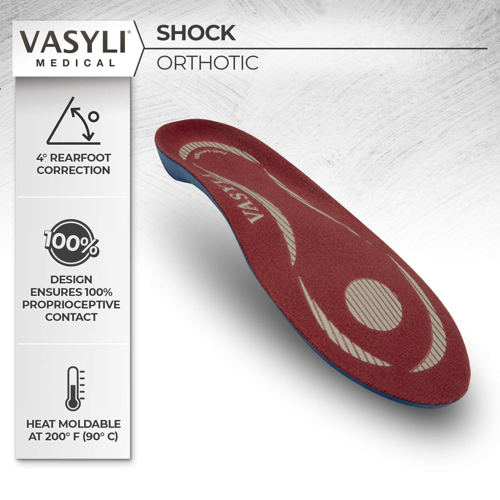 Patterson Vasyli Shock Absorber Orthotic forefoot metatarsal raise relieves forefoot stress.