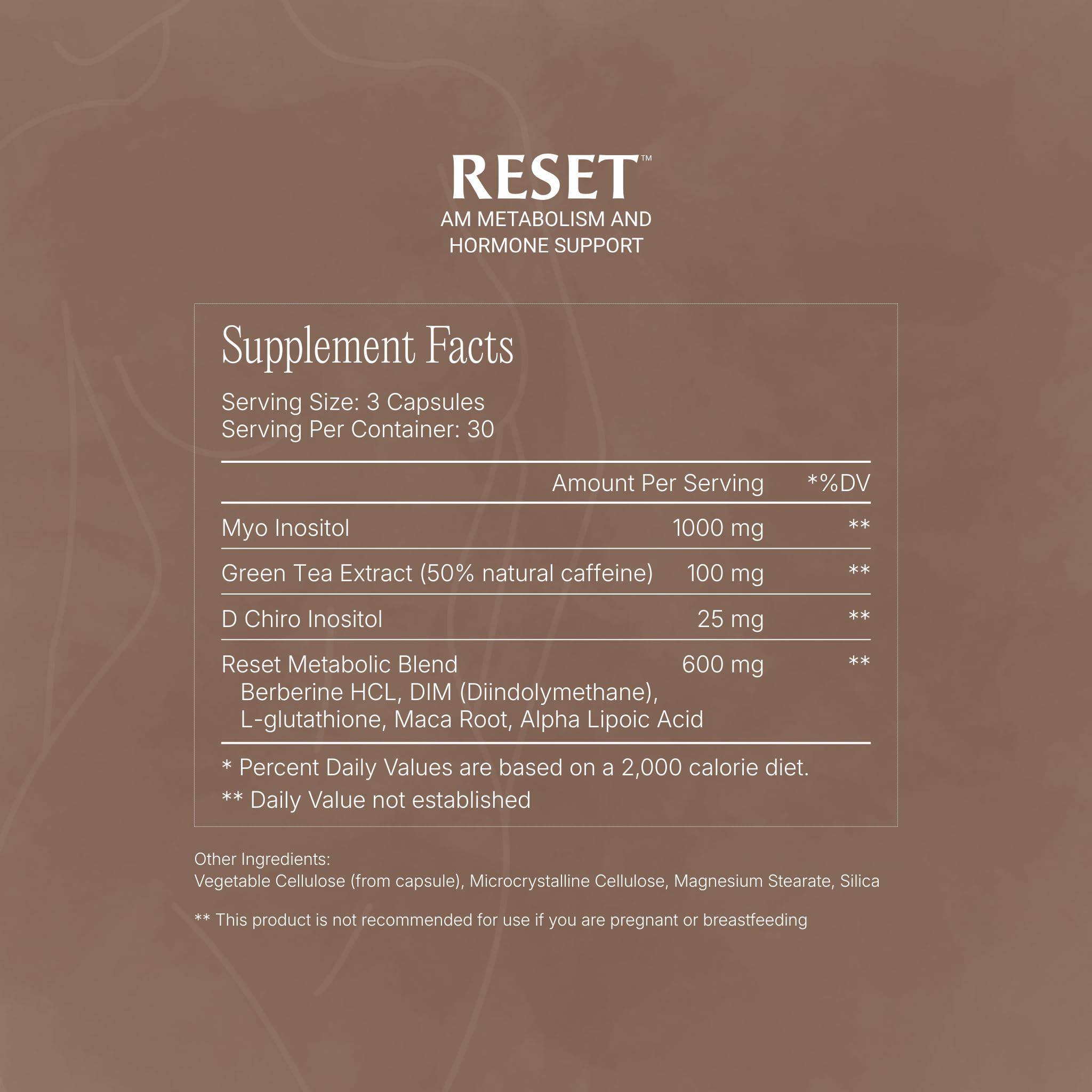 Paulina FITNESS Reset Detox Duo ingredients blend supports digestive comfort