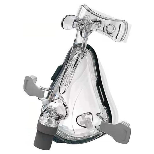 Pauper replacement nasal cover set with cushion frame elbow for secure, comfortable seal.