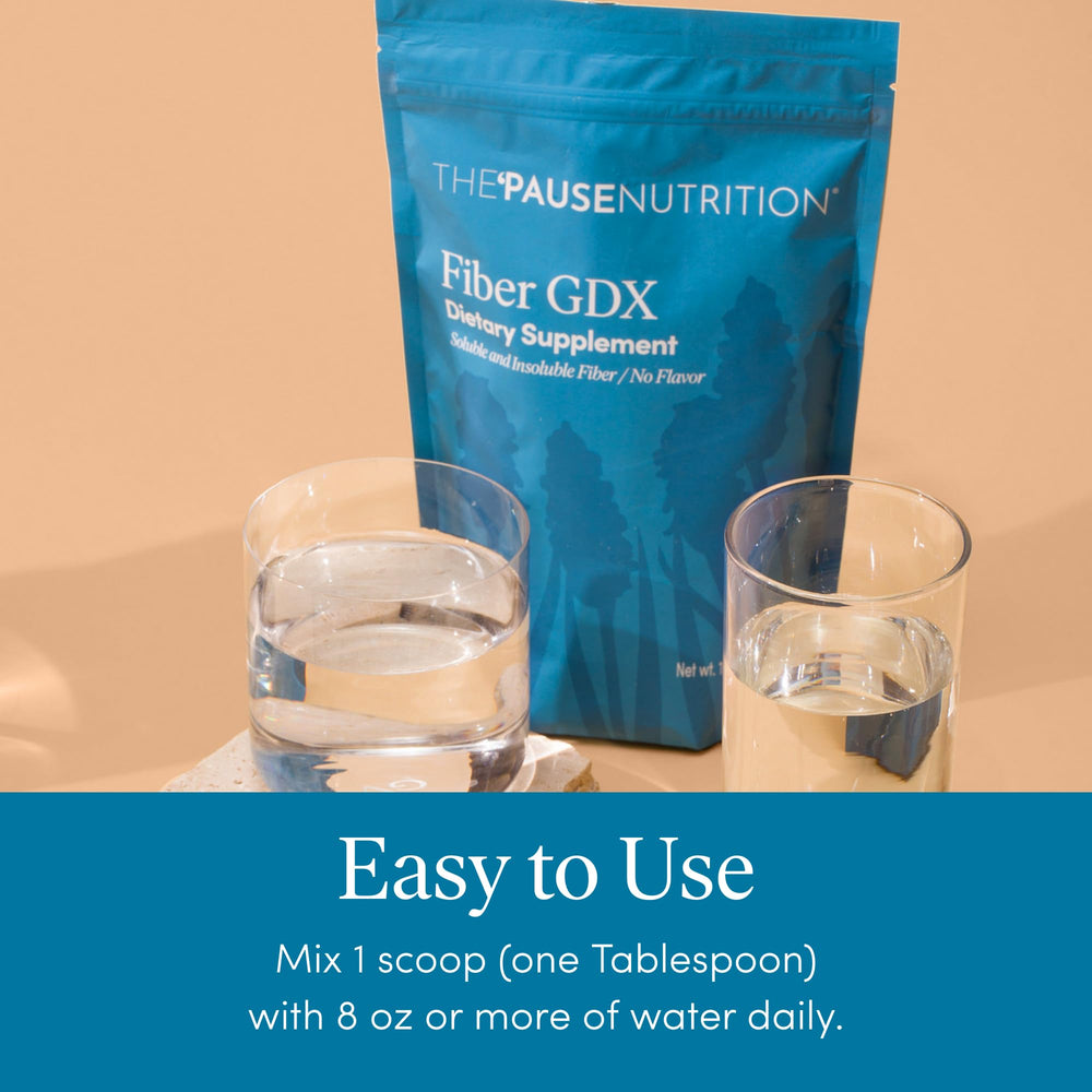 Pause Life Fiber GDX on-the-go packaging fits busy days and travel.