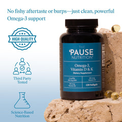 Pause Life gluten-free label highlights allergy-friendly daily nutrient blend.