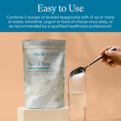 Pause Life Skin & Bone gluten-free label on packaging.