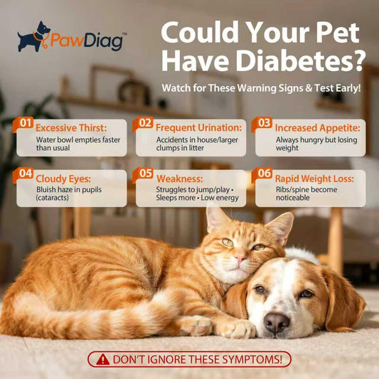 PAWDIAG lancets provide sterile, sharp lancing for a quick blood sample.