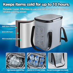 PAWFECTJEE collapsible ice bucket enables portable, uninterrupted cold therapy anywhere.