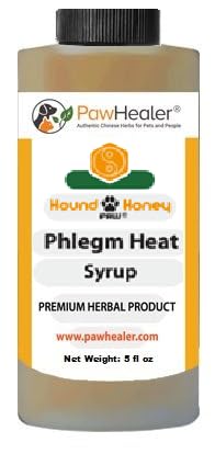 PawHealer dog cough remedy bottle shows honey-based formula for soothing throat discomfort