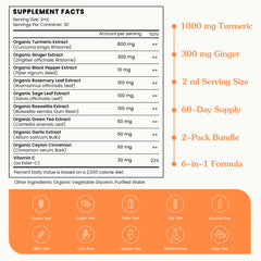 PAYAOCZ 4-pack turmeric drops shown for convenient use.