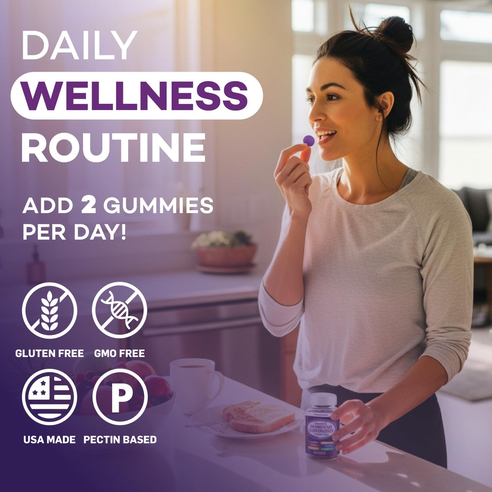 PAYÉ Elderberry Gummies vegetarian formula based on pectin.