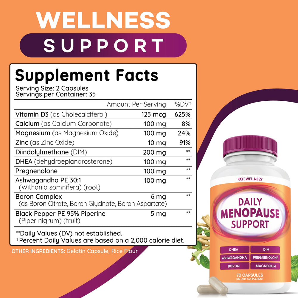 PAYÉ magnesium capsules promoting calmer mood and steadier energy.