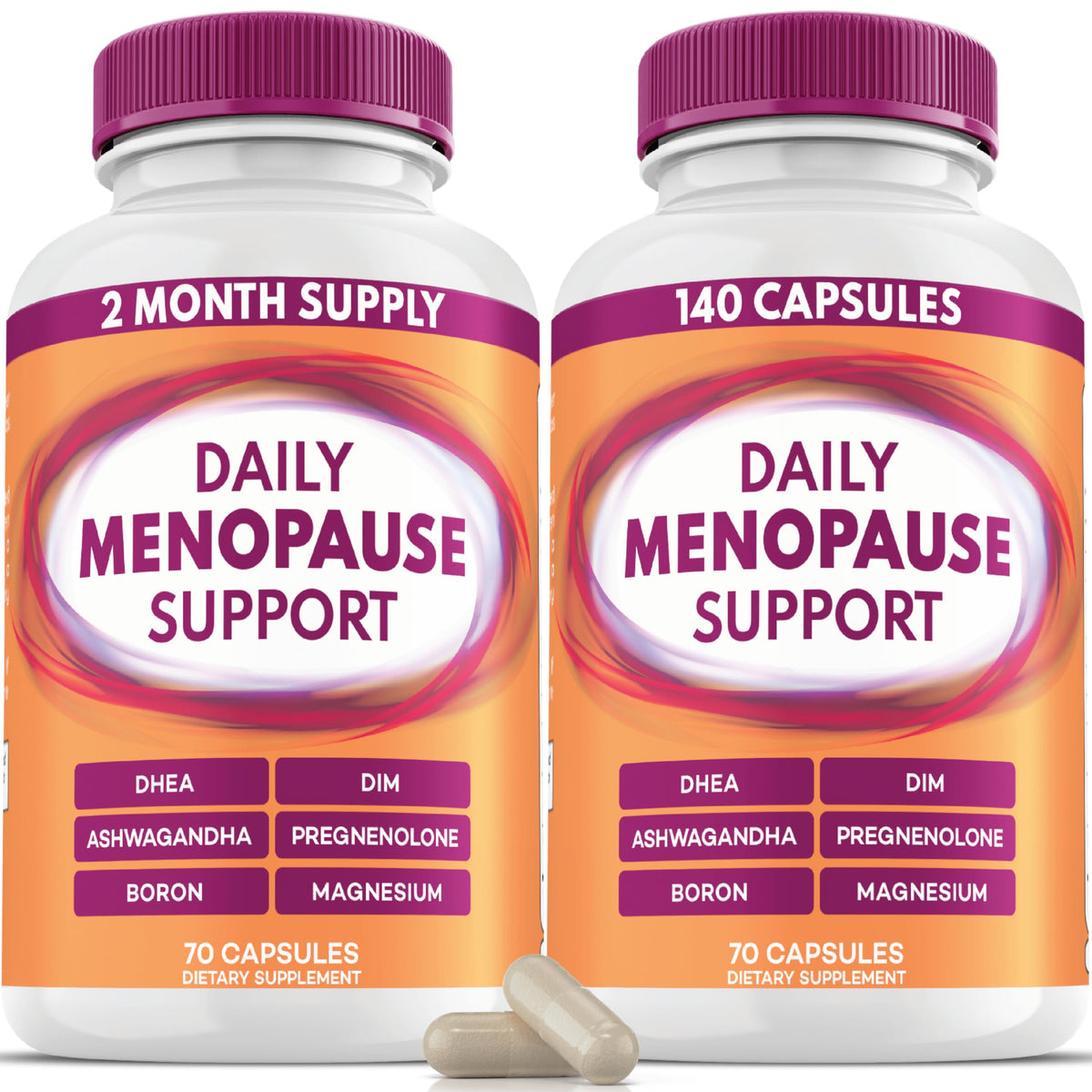 PAYÉ menopause bottle front showing 10-1 relief formula for steady energy.