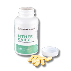 PD VARS MTHFR Daily Multivitamin bottle highlighting daily wellness and methylation support.