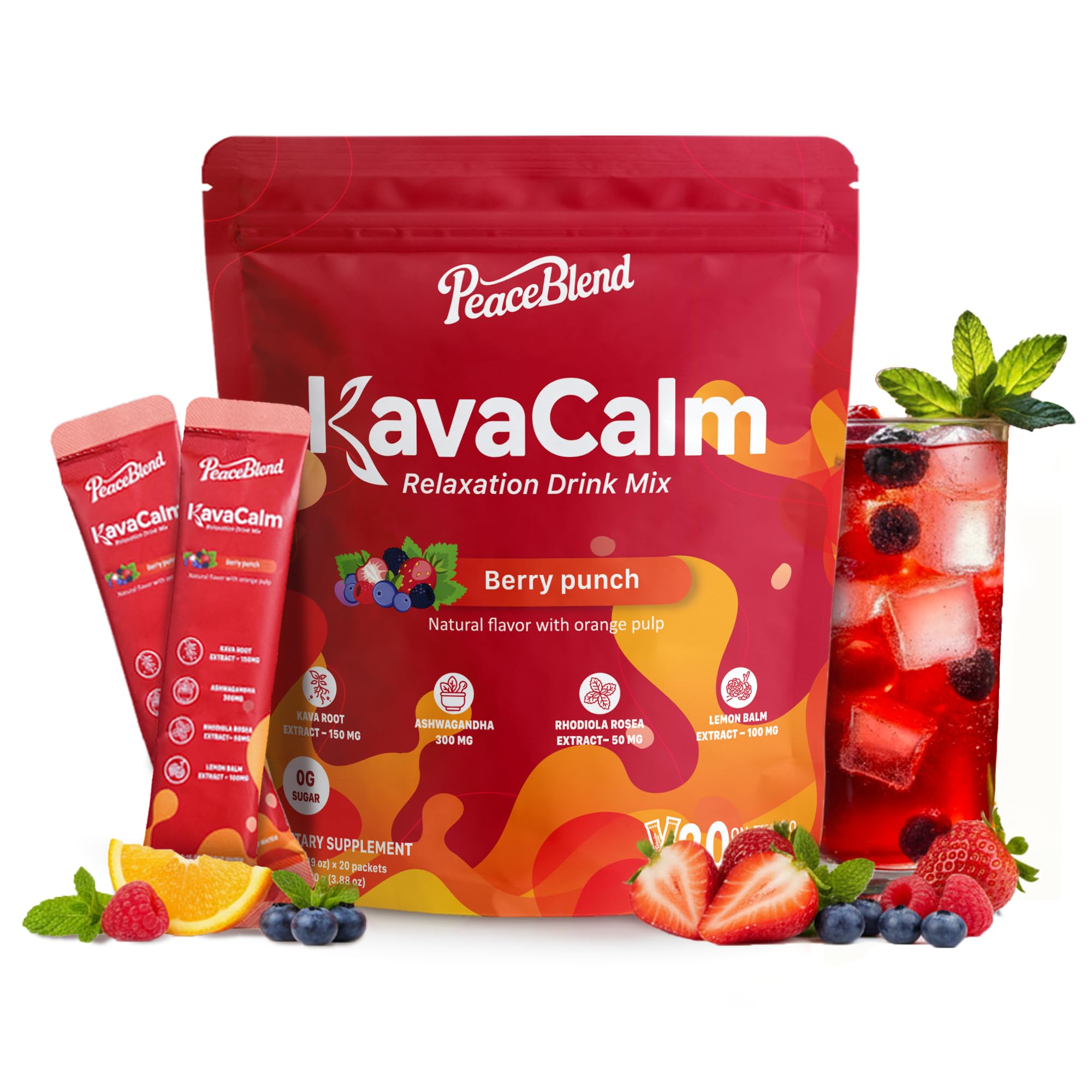 PEACEBLEND SuperCalm bottle pour for quick relaxation after a long day