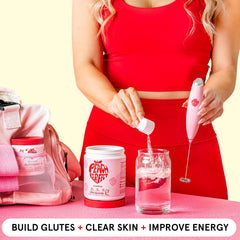 Peach Perfect energized workout moment depicts confidence during training