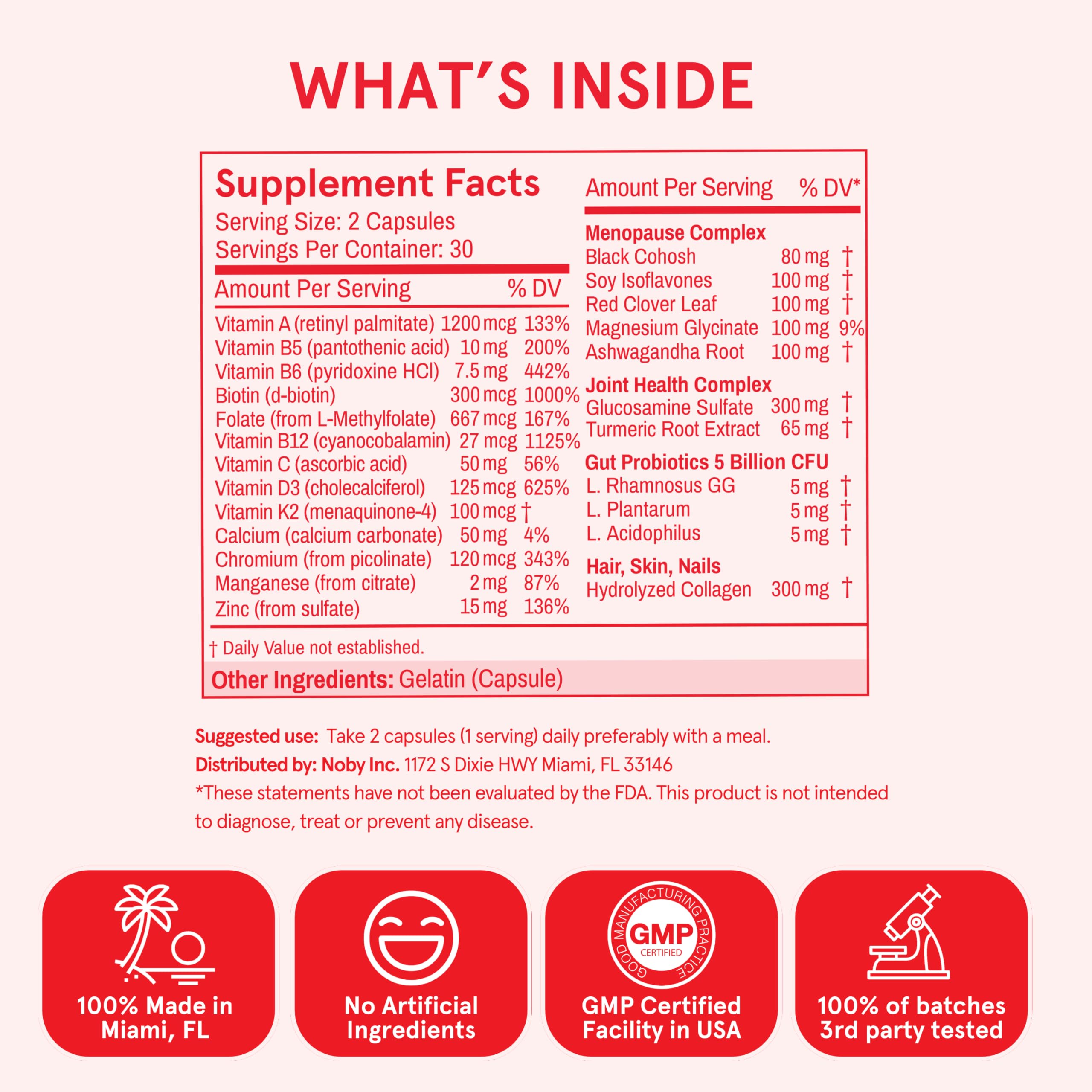 Peach Perfect packaging box view communicates comprehensive daily wellness at a glance.