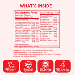 Peach Perfect packaging box view communicates comprehensive daily wellness at a glance.