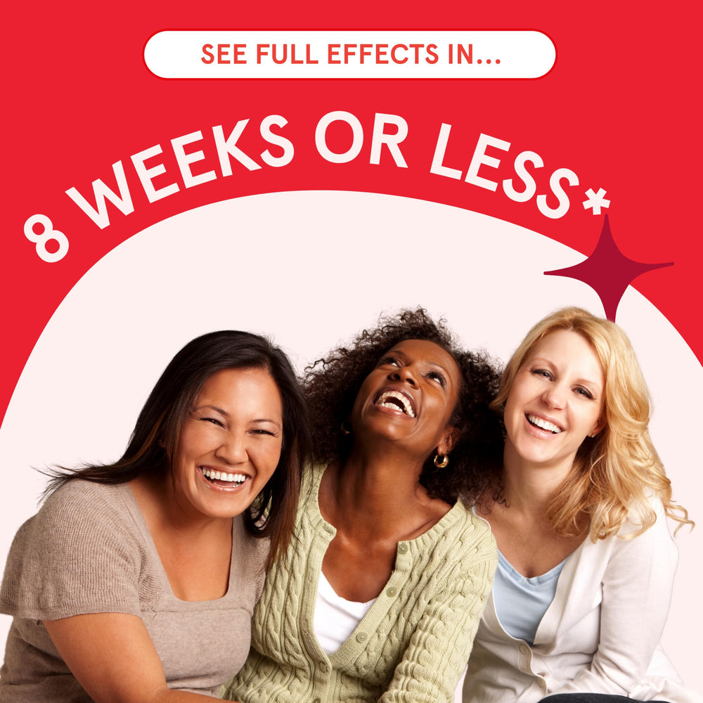 Peach Perfect probiotics blend visual emphasizes gut support alongside vitamin benefits.