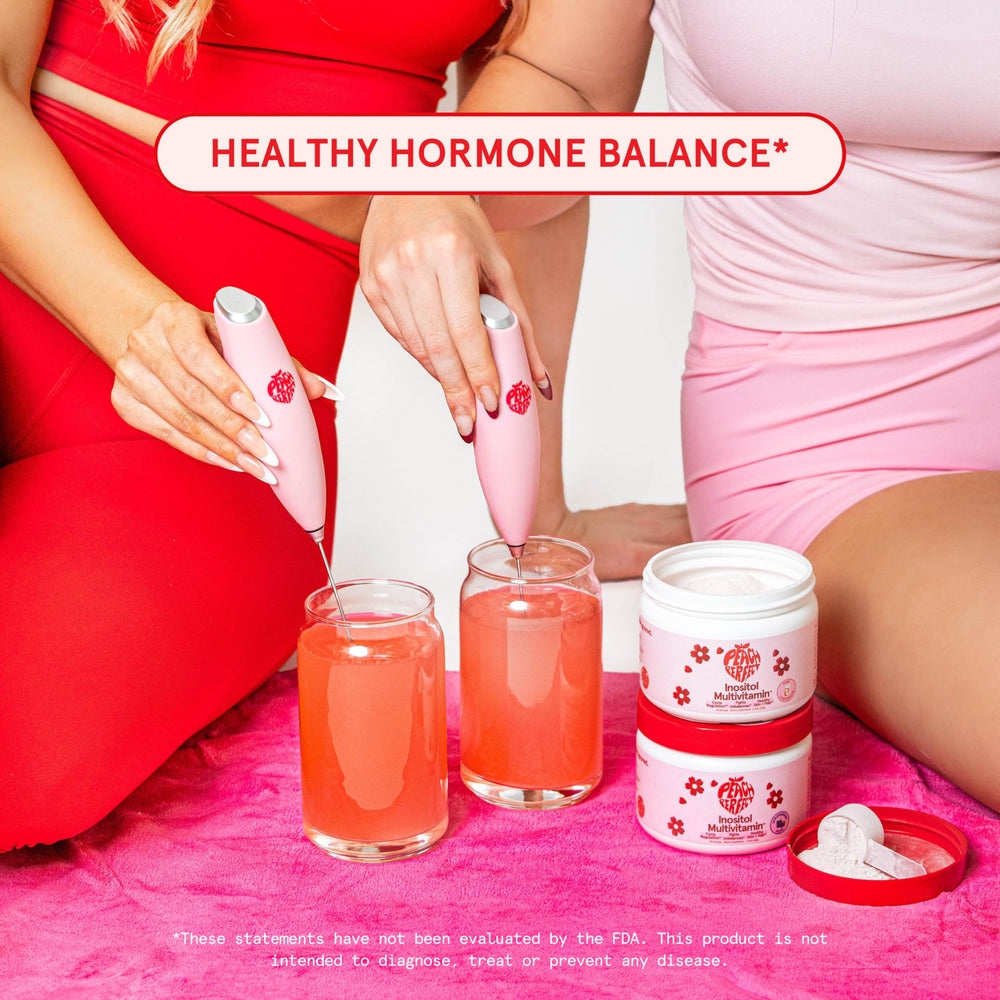 Peach Perfect Vitamin D3 bottle, a sunshine supplement for energy.