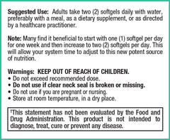 Peak Golden Oil capsules close-up for easy, everyday supplementation.