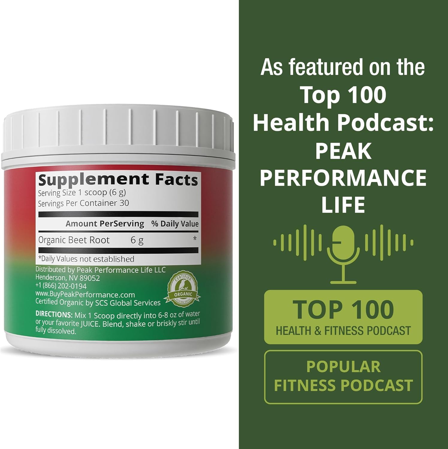 Peak Performance donation image illustrating the Vitamin Angels partnership and impact.