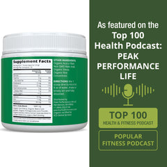 Peak Performance Nitric Oxide Booster organic acacia fiber for clean texture