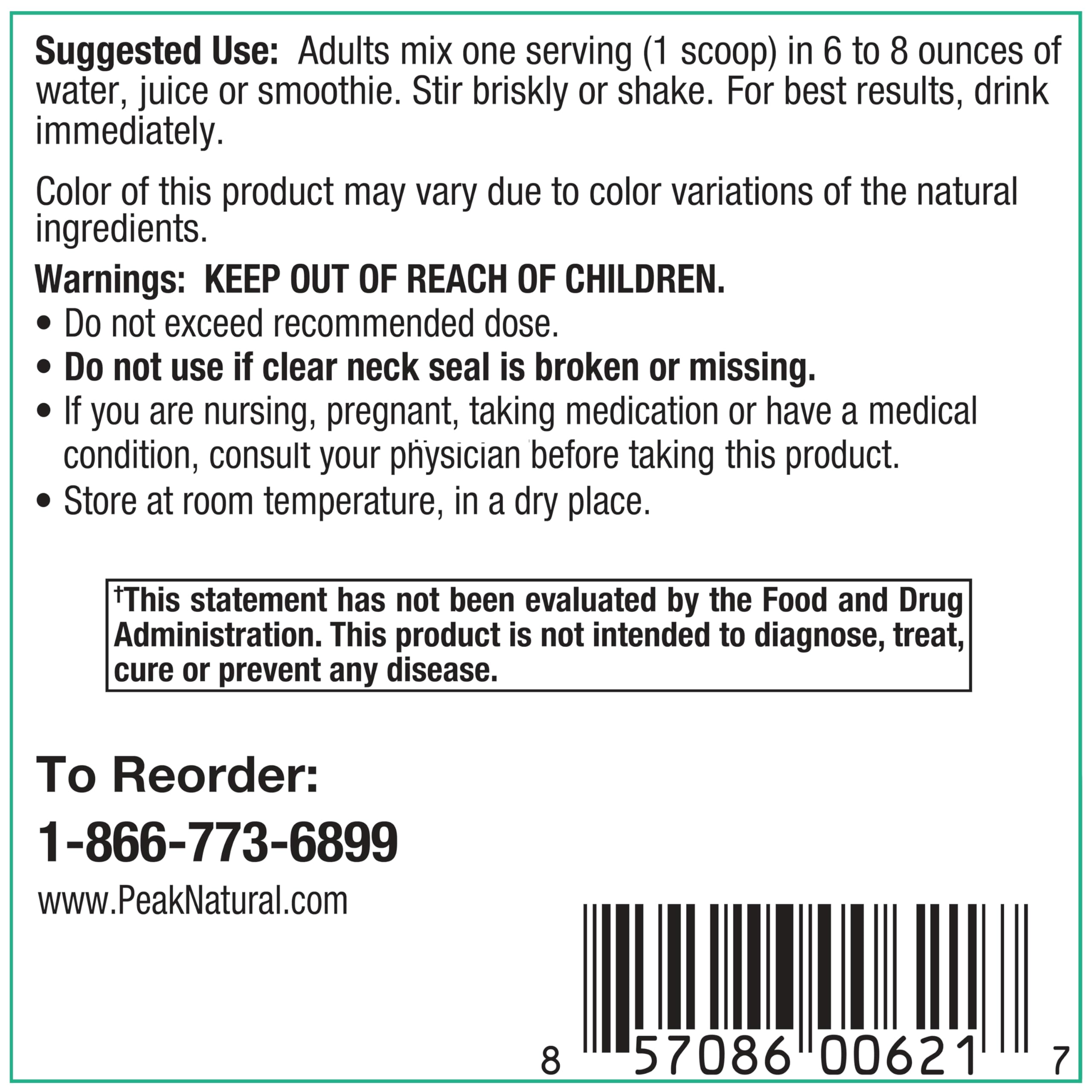 Careflow Mango component highlights microcirculation support with Peak Fermented Beets.