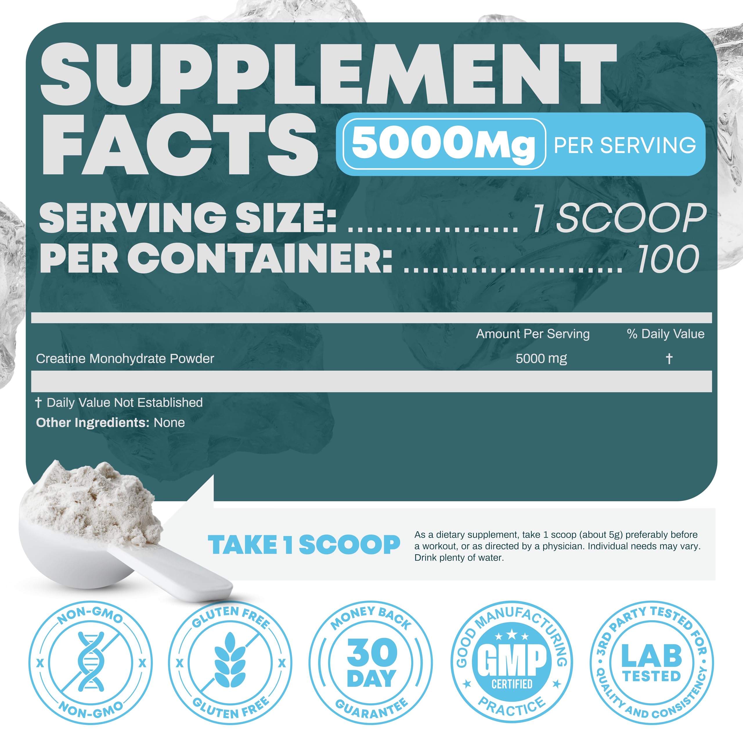 Peak Revival-X creatine easily blends with shakes for convenient use.