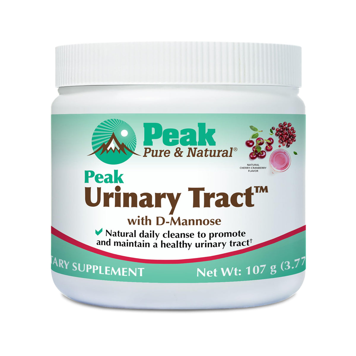 Peak Urinary Tract Powder with cranberry and D-Mannose for daily support