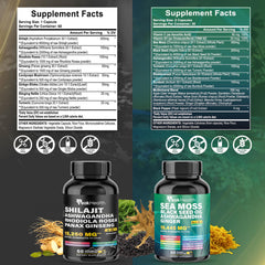Peakhealth Ashwagandha capsules for focused energy and calm