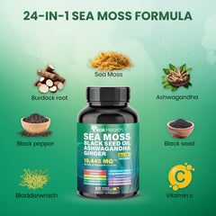 Peakhealth Panax Ginseng Rhodiola capsules bottle for focus