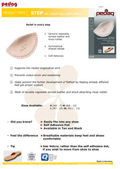 pedag Step comfort during walking with discreet self-adhesive arch support