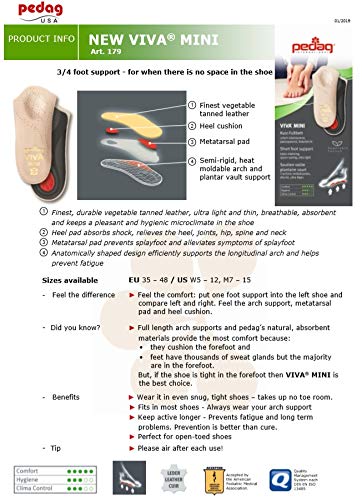 Pedag Viva Mini handmade in Germany for durable foot support.
