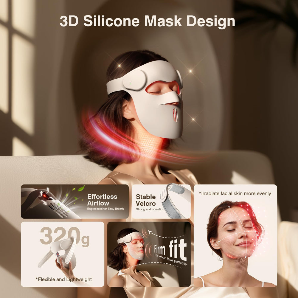 Pedete 2500mAh rechargeable mask for long, convenient home use.